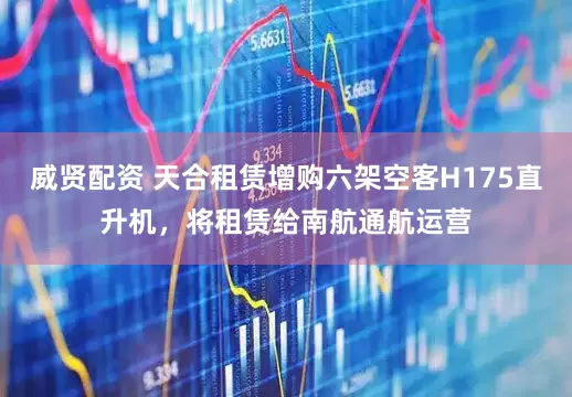 威贤配资 天合租赁增购六架空客H175直升机，将租赁给南航通航运营