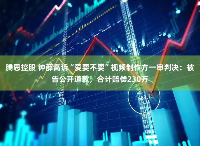 腾思控股 钟薛高诉“爱要不要”视频制作方一审判决：被告公开道歉，合计赔偿230万