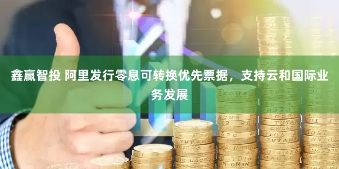 鑫赢智投 阿里发行零息可转换优先票据，支持云和国际业务发展
